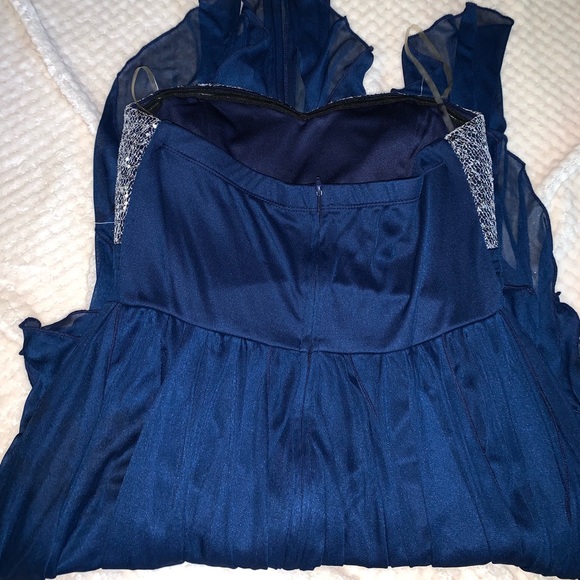 Sparkly Blue Cocktail Dress - Picture 2 of 4